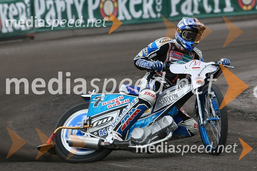 Matej Žagar (Slo)SPEEDWAY GRAND PRIX, VN LATVIJE, trening