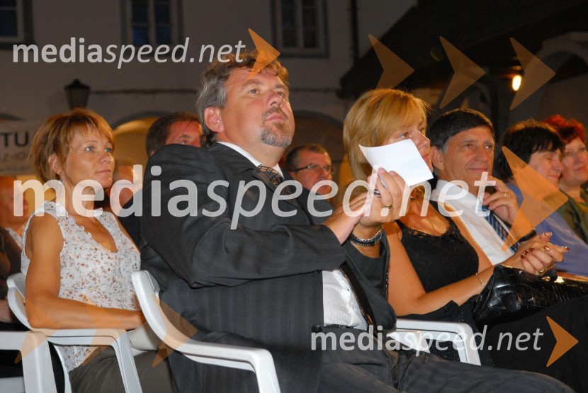 Štefan Čelan, ptujski župan z ženo Andrejo38. slovenski festival domače zabavne glasbe Ptuj 2007