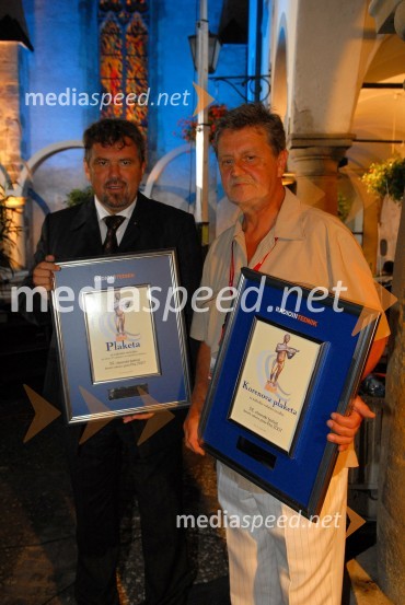 Štefan Čelan, ptujski župan in Franc Lačen, glasbenik38. slovenski festival domače zabavne glasbe Ptuj 2007