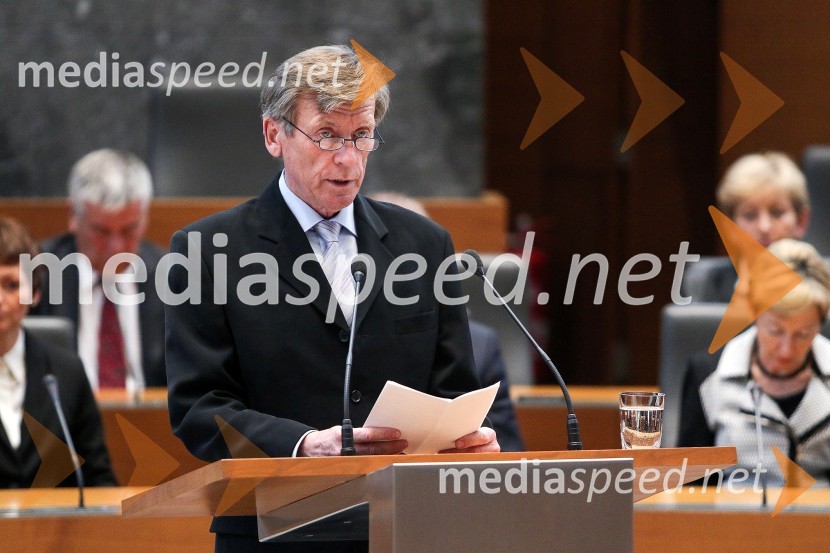  Primož Hainz, poslanec DeSUS, podpredsednik Državnega zbora Republike SlovenijeProslava ob Dnevu državnosti