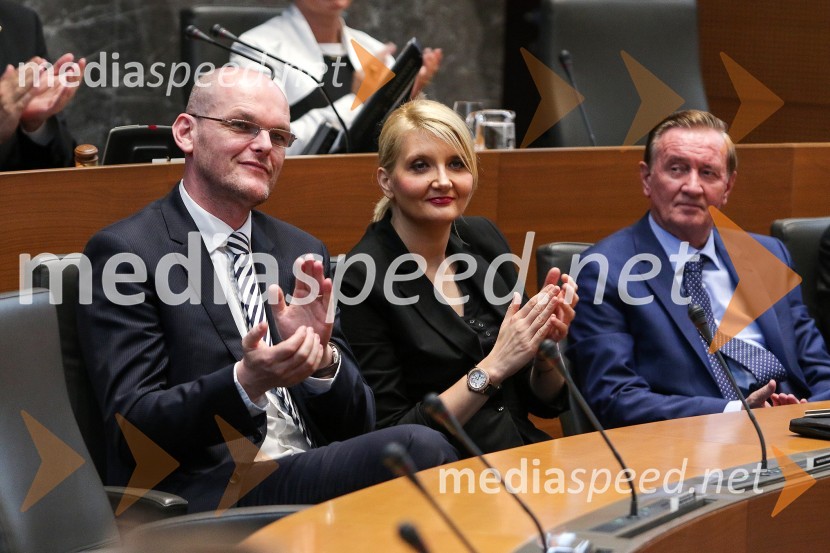  Goran Klemenčič, minister za pravosodje;  Vesna Györkös Žnidar, ministrica za notranje zadeveProslava ob Dnevu državnosti