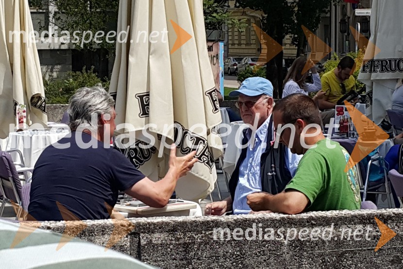  Roman Končar, igralec;  Radko  Polič, igralec;  ... Roman Končar in Radko Polič, igralca