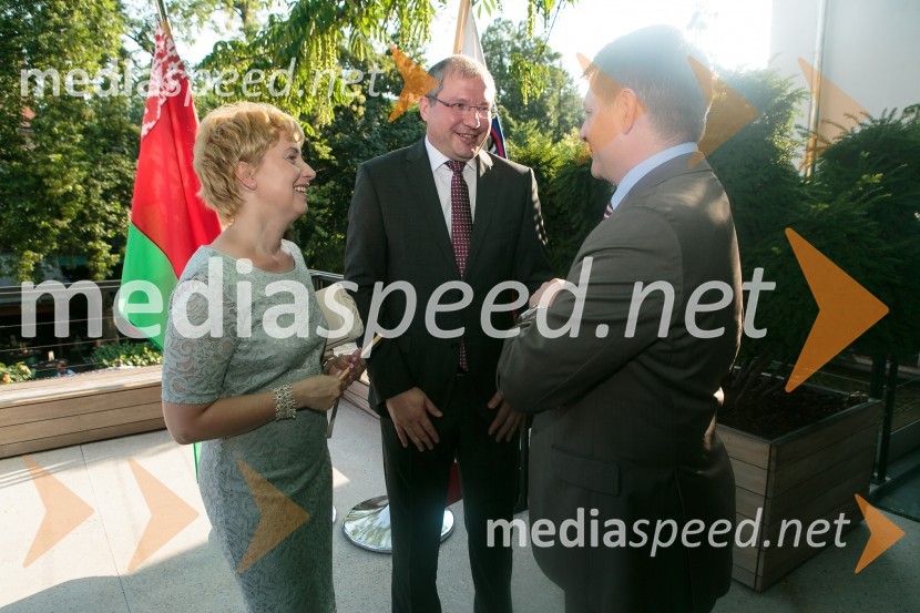  ... ;  Aliaksandr Khainouski, veleposlanik Belorusije v Sloveniji;  ... Sprejem od Dnevu neodvisnosti Republike Belorusije