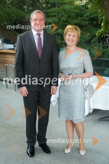  Aliaksandr Khainouski, veleposlanik Belorusije v Sloveniji;  ... Sprejem od Dnevu neodvisnosti Republike Belorusije