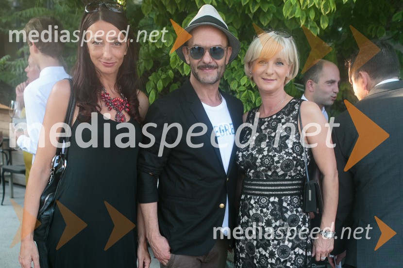  Vesna Milek, novinarka;  Tomaž Pandur, režiser;  Sonja Poljanšek Škrabec, lastnica Welness centra SunnySprejem od Dnevu neodvisnosti Republike Belorusije