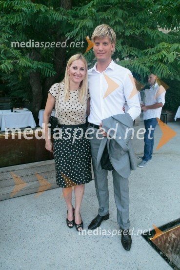 mag.  Jana  Habjan Piletič, direktorica, JHP, projektne rešitve;  Luka Piletič, JHP projektne rešitve d.o.o.Sprejem od Dnevu neodvisnosti Republike Belorusije