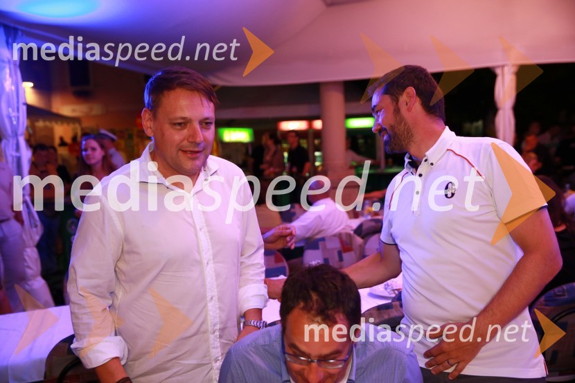  Toni Balažič, predsednik uprave Mercator d.d.;  Janko Medja, predsednik uprave NLB d.d.Pivo in cvetje 2015, otvoritev, VIP dogajanje