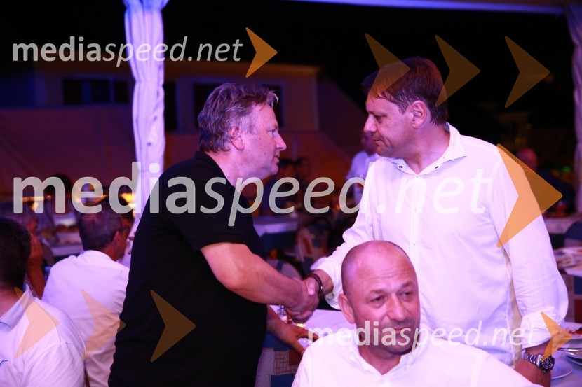 mag. Dušan Zorko, predsednik uprave družbe Pivovarna Laško in Pivovarna Union;  Toni Balažič, predsednik uprave Mercator d.d.Pivo in cvetje 2015, otvoritev, VIP dogajanje