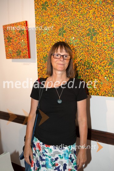  Miljenka Šepić, umetnicaOdprtje razstave del udeležencev XVIII. mednarodne likovne kolonije