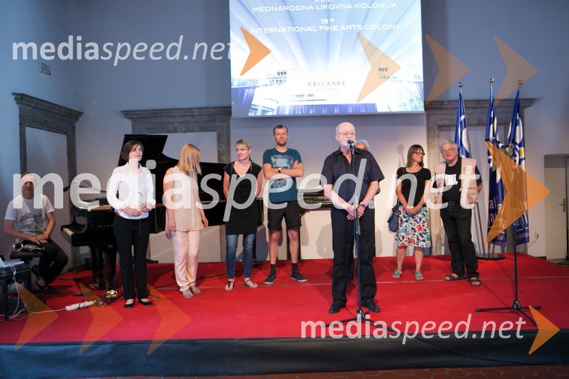  Tomo Vran, akademski slikarOdprtje razstave del udeležencev XVIII. mednarodne likovne kolonije