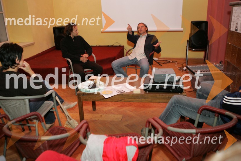 Pogovor z avtorsko ekipo dokumentarnega filma Moja prva knjiga o Ivanu Krambergerju: Slavko Škvorc, predsednik Mariborske umetniške kulturne iniciative in Bojan LabovičŠpasFest 2007