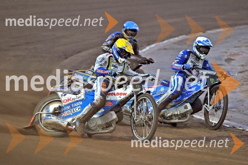  Nicki  Pedersen, speedwayist (Danska);  Matej Žagar, speedwayist (Slovenija);  Jason Doyle, speedwayist (Avstralija)Žagar dvakrat četrti iz Mallile
