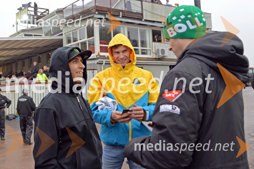 Greg  Hancock, speedwayist (ZDA);  Matej Žagar, speedwayist (Slovenija);  Niels-Kristian  Iversen, speedwayist (Danska)Žagar dvakrat četrti iz Mallile