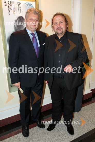  Berislav Šipuš, minister za kulturo Republike Hrvaške;  Darko  Brlek, direktor, Festival LjubljanaV slogi je moč, komorni godalni orkester Slovenske filharmonije z gosti