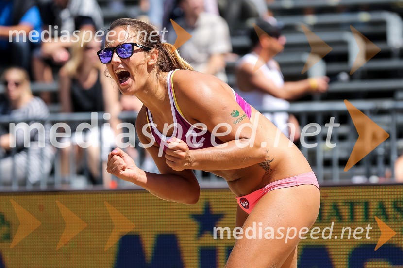  Monika Potokar, odbojkarica na mivkiLjubljana Beach Volley Challenge 2015, petek