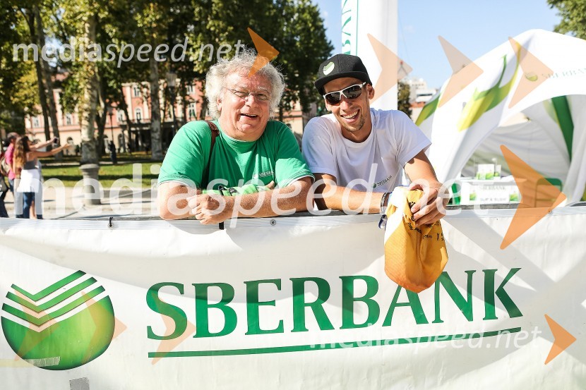  Mile Crnović, banka Sberbanka;  Nejc ZemljakLjubljana Beach Volley Challenge 2015, petek