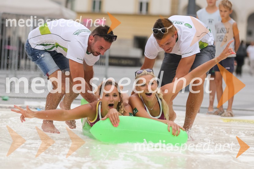  Monika Potokar, odbojkarica na mivki;  Erika Fabjan, odbojkarica na mivkiLjubljana Beach Volley Challenge 2015, sobota