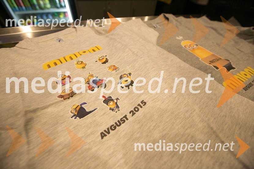 Predpremiera animiranega filma Minioni v Cineplexx KranjMinioni predpremierno v Kranju: Sobotni večer obarvan rumeno