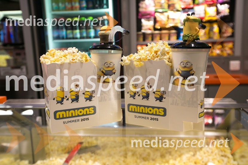 Predpremiera animiranega filma Minioni v Cineplexx KranjMinioni predpremierno v Kranju: Sobotni večer obarvan rumeno