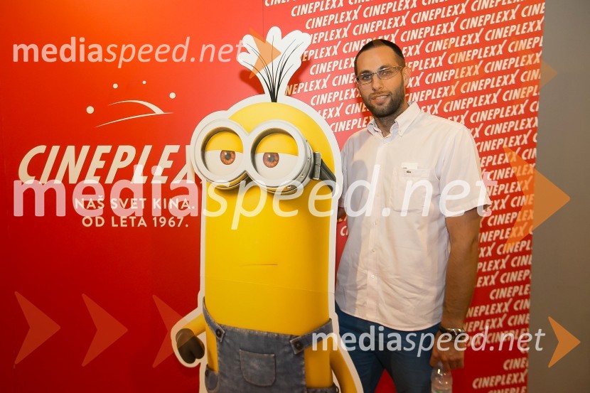  Marko Gajić, poslovni direktor BFFMinioni predpremierno v Kranju: Sobotni večer obarvan rumeno