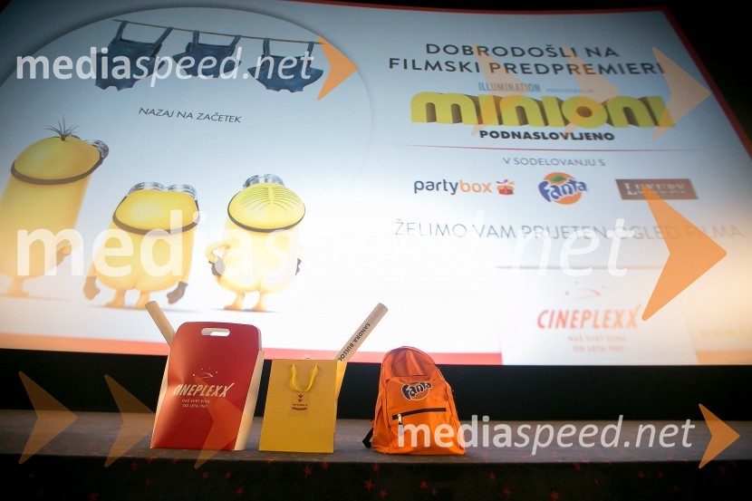 Predpremiera animiranega filma Minioni v Cineplexx KranjMinioni predpremierno v Kranju: Sobotni večer obarvan rumeno