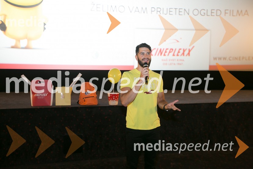  Uroš Bitenc, moderator, radio AntenaMinioni predpremierno v Kranju: Sobotni večer obarvan rumeno