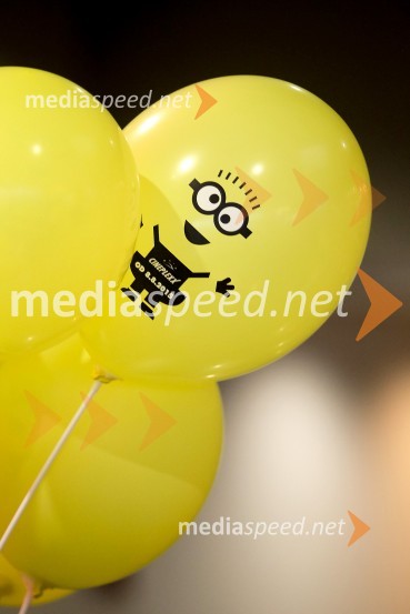 Predpremiera animiranega filma Minioni v Cineplexx KranjMinioni predpremierno v Kranju: Sobotni večer obarvan rumeno