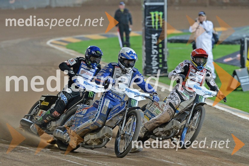  Tai  Woffinden, speedwayist (Velika Britanija);  Matej Žagar, speedwayist (Slovenija);  Peter Kildemand, speedwayist (Danska)Žagar kljub padcu izvrsten drugi na premieri v Horsensu
