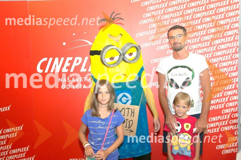  ... ;  Gregor Draksler, direktor marketinga, Peugeot Slovenija;  ... Premiera animiranega filma Minioni v Cineplexx Kranj