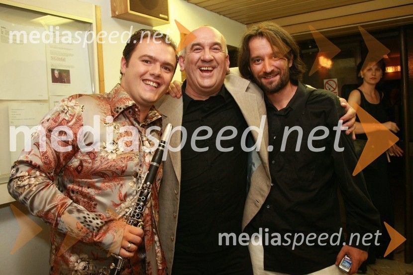 Goran Bojčevski, Vlado Poredoš in Miloš SimičFestival narečnih popevk 2007