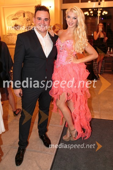  Žiga Lakner, pevec;  Tamara Krofel, finalistka, Miss Turizma 2015Miss Turizma 2015 je Anja Antič