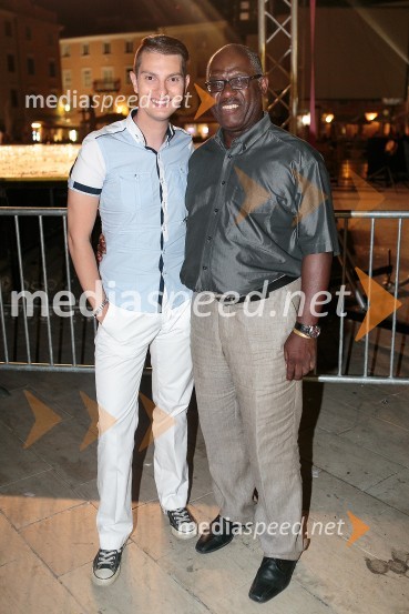  Damjan Murko, pevec;  Peter Bossman, župan, občina PiranMiss Turizma 2015 je Anja Antič