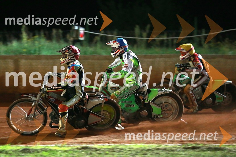 Denis Štojs, speedwayist (AMD Krško);  Maks Gregorič, speedwayist (AMTK Ljubljana);  Nick Škorja, speedwayist, (AMTK Ljubljana)Lendavčani drugi na domači dirki mednarodnega prvenstva parov