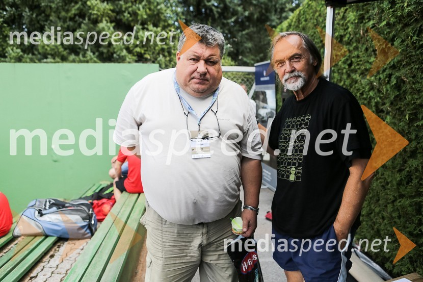  Janez Furman, duhovnik;  Dragan  Bulič, glasbeni urednikVIP tenis turnir Velenje 2015
