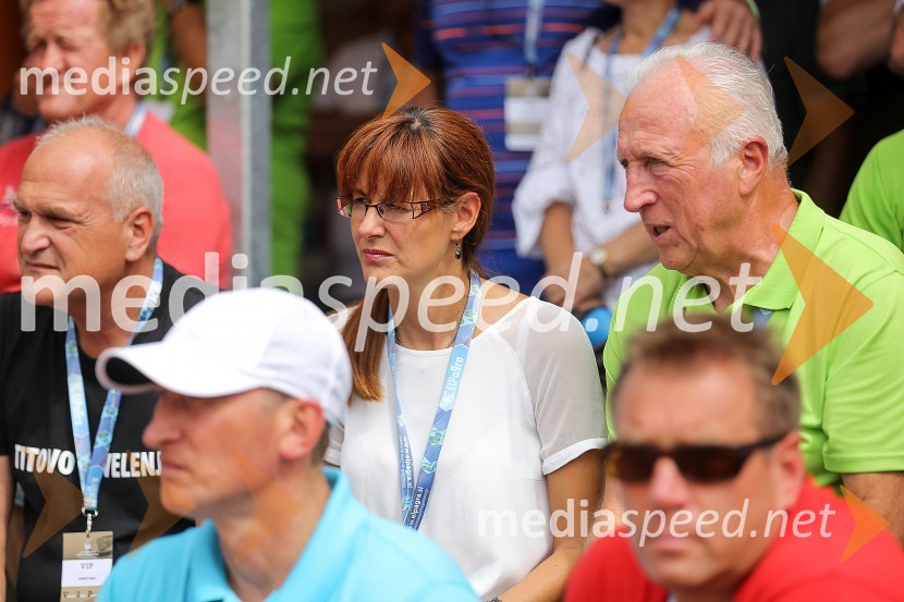  Andreja Katič, ministrica za obrambo RS;  Marjan Gaberšek, organizator, VIP CUP teniški turnir VelenjeVIP tenis turnir Velenje 2015