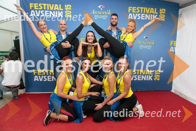 Plesna skupina Mojce HorvatFestival Avsenik 2015, sobota