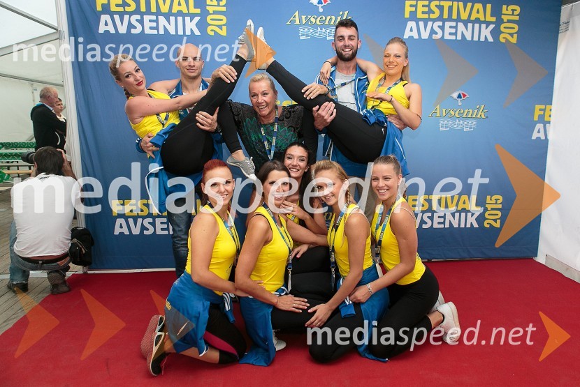 Plesna skupina Mojce HorvatFestival Avsenik 2015, sobota