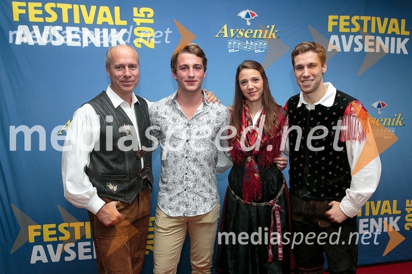  Gregor Avsenik, glasbenik;  Blaž Avsenik;  Monika Avsenik, pevka;  Sašo Avsenik, glasbenik, Ansambel Saša AvsenikaFestival Avsenik 2015, sobota