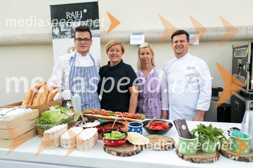  Leon Pintarič, Gostilna Rajh;  Tanja Pintarič, Gostilna Rajh;  Valentina Pintarič, Gostilna Rajh;  Damir Pintarič, Gostilna RajhSalon Traminec 2015