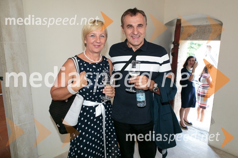  Breda Kurbus;  Branko Kurbus, predsednik uprave Arcont d.d.Salon Traminec 2015