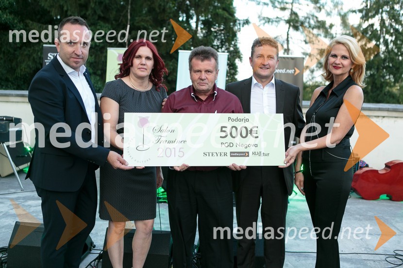  Borut  Cvetko, kreativni direktor Mediaspeed;  Magda Steyer, Hiša dišečega traminca Steyer;  ... ;  Danilo Steyer, Hiša dišečega traminca Steyer; mag. Norma Bale, pisateljica, direktorica KultproturSalon Traminec 2015