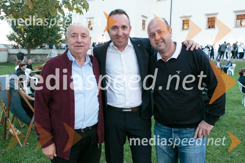  Lojze Cvetko;  Borut  Cvetko, kreativni direktor Mediaspeed;  Beno BrunecSalon Traminec 2015