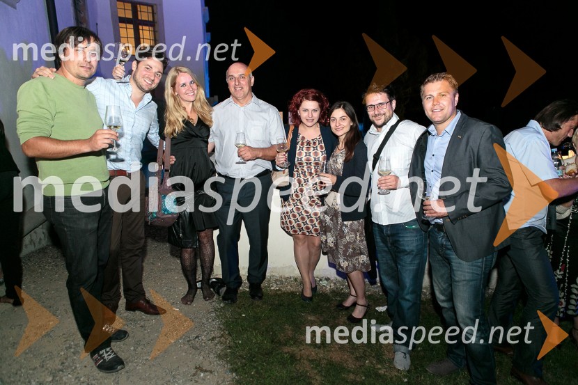  ... ;  ... ;  Polona Ambrožič Bombek, odgovorna urednica Radia Ptuj;  Miran Senčar, župan, Mestna občina Ptuj;  ... ;  ... ;  Pavel Magdič, glasbenik;  ... Salon Traminec 2015