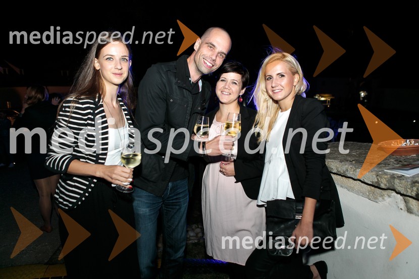  Blanka  Krajnc;  Mitja Sagaj, novinar, Večer;  Katja Boh, izvršna direktorica Mediaspeed;  Natalija Pravdič, MediaspeedSalon Traminec 2015