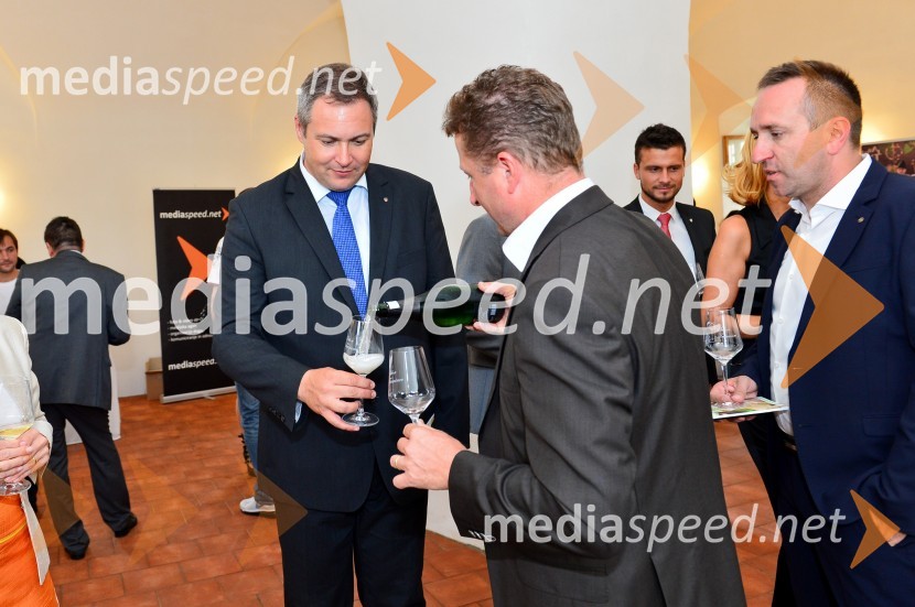 mag. Dejan Židan, minister za kmetijstvo, gozdarstvo in prehrano, predsednik stranke SD;  Danilo Steyer, Hiša dišečega traminca SteyerSalon Traminec 2015