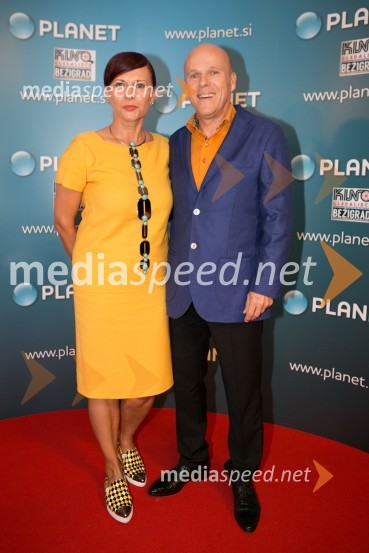  Bojana Jurenec, managerka;  Marijan Jurenec, generalni direktor Planet TVEna žlahtna štorija, predpremiera