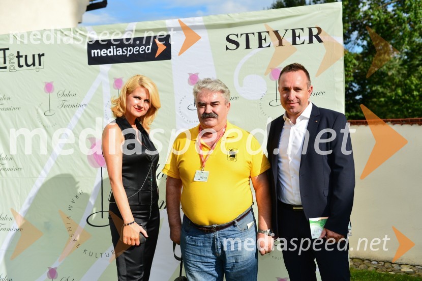 mag. Norma Bale, pisateljica, direktorica Kultprotur;  Oste Bakal, novinar ;  Borut  Cvetko, kreativni direktor MediaspeedSalon Traminec 2015