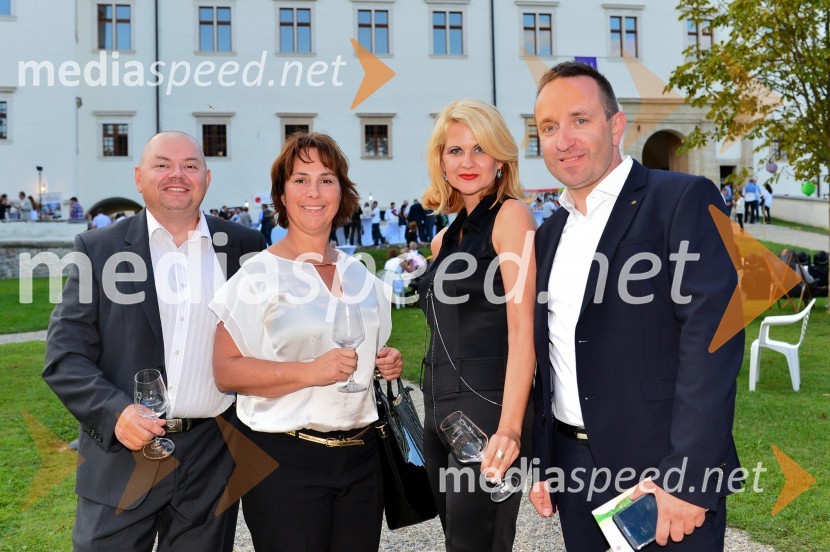  Dominik Zver; mag. Vesna Jerala Zver, županja, Občina Turnišče; mag. Norma Bale, pisateljica, direktorica Kultprotur;  Borut  Cvetko, kreativni direktor MediaspeedSalon Traminec 2015