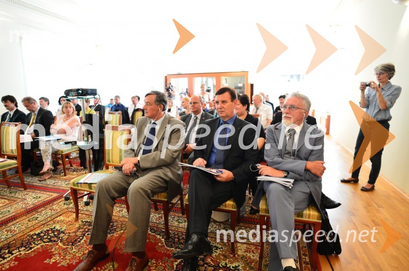  Danilo Türk, nekdanji predsednik Republike Slovenije; mag. Anton Balažek, župan občine Lendava;  Silvester Gabršček, sekretar, Direktorat za kulturno dediščino, Ministrstvo za kulturoMednarodna konferenca Kultura in turizem