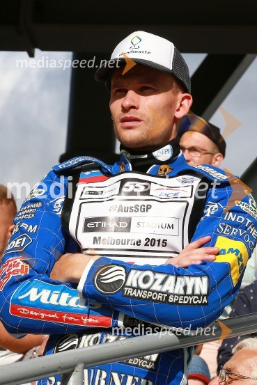  Matej Žagar, speedwayist (Slovenija)Žagar pred dirko na domačem terenu